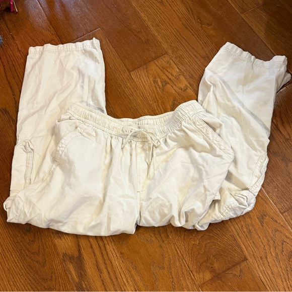 Old Navy size L petite pull on flowy cargo pants - Picture 1 of 7